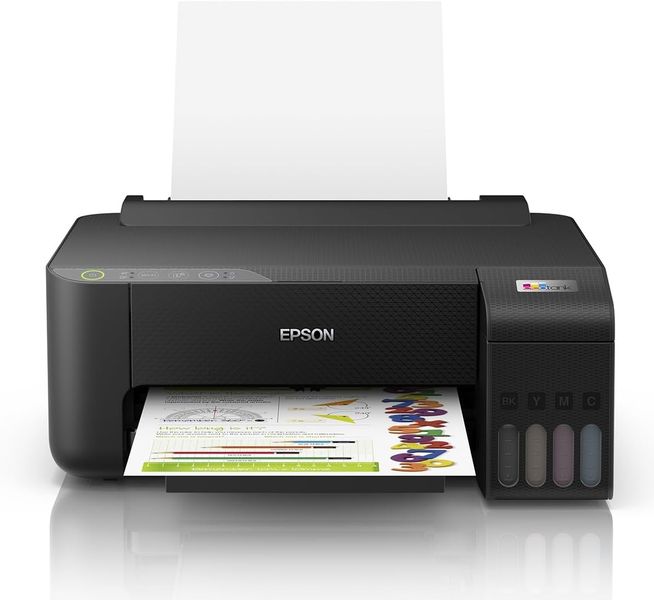 Printer Epson EcoTank L1250, A4 Printer, A4 Colour: Black Printing Method: Epson Micro Piezo™ print head/ Printing Resolution: 5.760 x 1.440 DPI 149449 фото