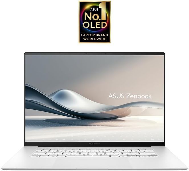 Laptop ASUS 16.0 Zenbook S 16 OLED UM5606WA Scandinavian White, AMD Ryzen AI 9 365, 24Gb, 1Tb, 16.0 OLED 3K (2880x1800) Glare, AMD Radeon Graphics, HDMI, 802.11be, USB4, USB-A, CR, IR FHD Web, W11 Home, Illum Keyb, UM5606WA-RK226W 244633 DOXYTERRA.md фото