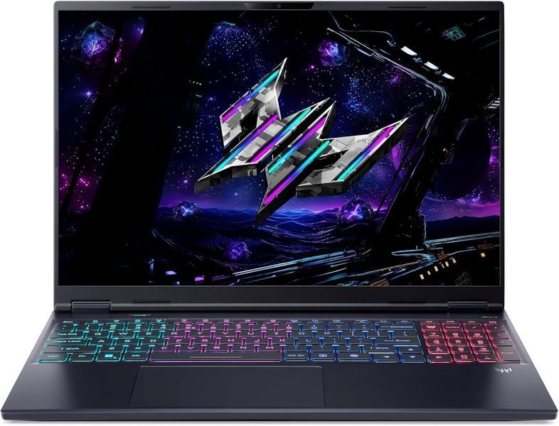 Laptop Acer 16.0 Predator Helios Neo 16S AI PHN16S-71 Abyssal Black, Intel Core Ultra 7 255HX, 32Gb, 1Tb, GeForce RTX 5070 8Gb, 16.0 OLED WQXGA (2560x1600) 240Hz AG, HDMI, Gbit Eth, 802.11ax, TB4, USB-A, CR, FHD Web, Linux, Illum RGB Keyb, NH.QZFEU.006 257955 DOXYTERRA.md foto