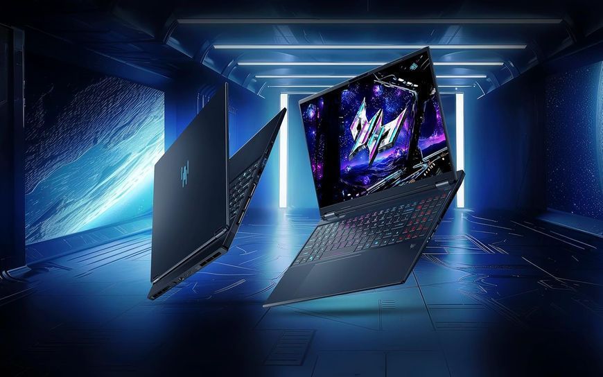 Laptop Acer 16.0 Predator Helios Neo 16S AI PHN16S-71 Abyssal Black, Intel Core Ultra 7 255HX, 32Gb, 1Tb, GeForce RTX 5070 8Gb, 16.0 OLED WQXGA (2560x1600) 240Hz AG, HDMI, Gbit Eth, 802.11ax, TB4, USB-A, CR, FHD Web, Linux, Illum RGB Keyb, NH.QZFEU.006 257955 DOXYTERRA.md foto