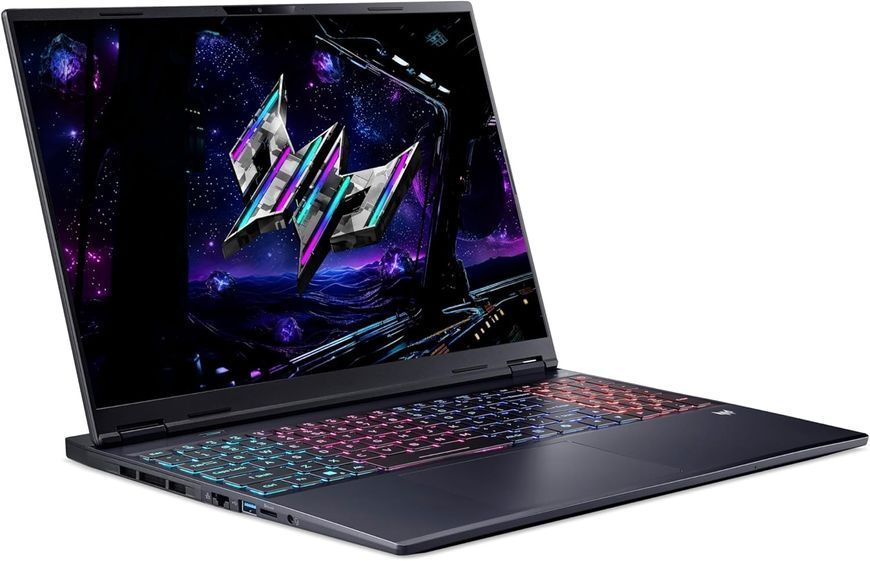 Laptop Acer 16.0 Predator Helios Neo 16S AI PHN16S-71 Abyssal Black, Intel Core Ultra 7 255HX, 32Gb, 1Tb, GeForce RTX 5070 8Gb, 16.0 OLED WQXGA (2560x1600) 240Hz AG, HDMI, Gbit Eth, 802.11ax, TB4, USB-A, CR, FHD Web, Linux, Illum RGB Keyb, NH.QZFEU.006 257955 DOXYTERRA.md foto
