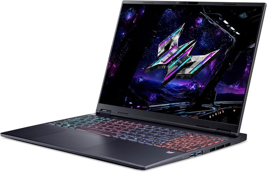 Laptop Acer 16.0 Predator Helios Neo 16S AI PHN16S-71 Abyssal Black, Intel Core Ultra 7 255HX, 32Gb, 1Tb, GeForce RTX 5070 8Gb, 16.0 OLED WQXGA (2560x1600) 240Hz AG, HDMI, Gbit Eth, 802.11ax, TB4, USB-A, CR, FHD Web, Linux, Illum RGB Keyb, NH.QZFEU.006 257955 DOXYTERRA.md foto