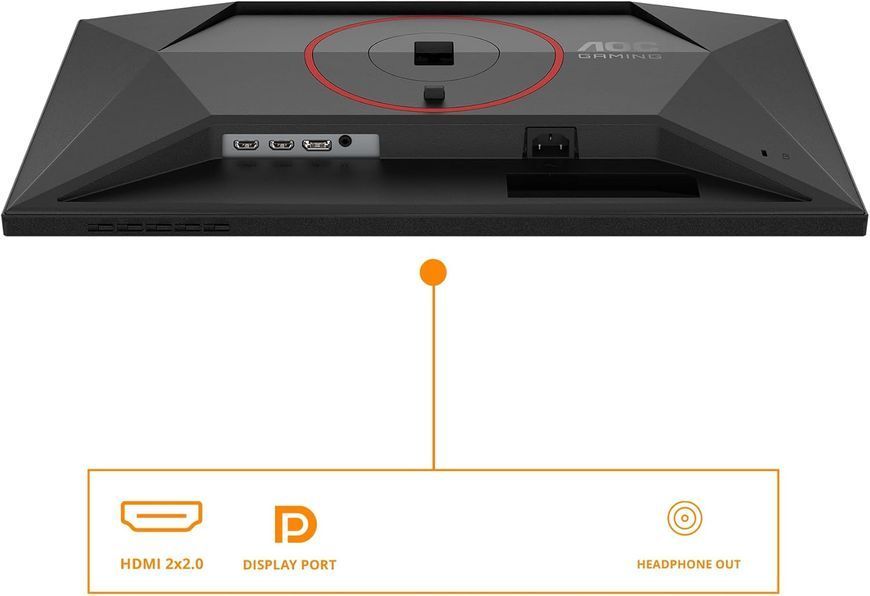 Monitor 23.8 AOC 24G4HA Black, IPS, 1920x1080, 200Hz, AdaptiveSync+G-Sync, 0.5msMPRT, 300cd, HDR10, HDMI+DP, Speakers, Pivot 246386 DOXYTERRA.md фото