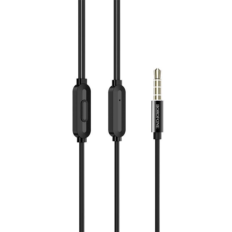 borofone bm52 revering wired earphones with microphone jack remote